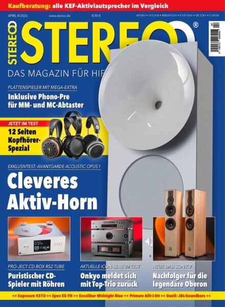 Stereo – April 2026 Cover