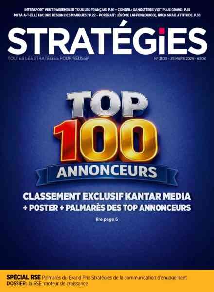 Strategies – 26 Mars 2026 Cover