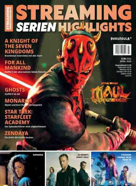 Streaming Serien Highlights – April 2026 Cover
