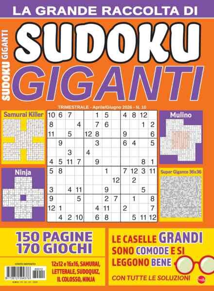 Sudoku Giganti – Aprile-Giugno 2026 Cover