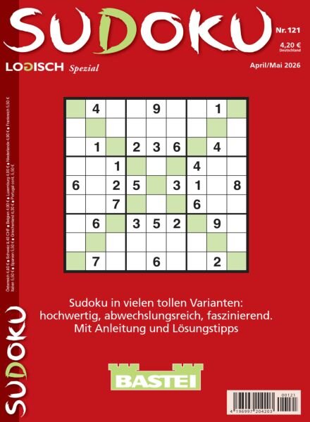 Sudoku Logisch Spezial – Nr 121 2026 Cover