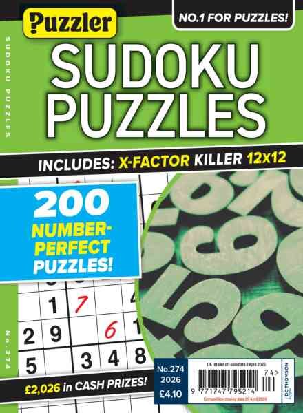 Sudoku Puzzles – 18 March 2026 Cover