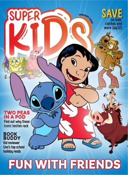 Super Kids Magazine – January 2026 Cover