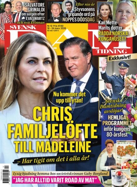 Svensk Damtidning – 18 Mars 2026 Cover