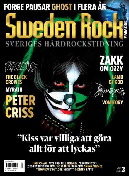 Sweden Rock Magazine – Mars 2026 Cover