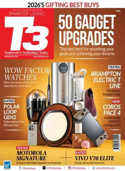 T3 India – April 2026 Cover