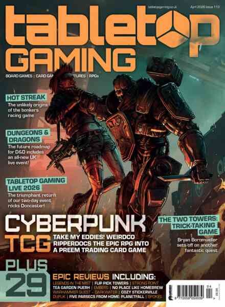 Tabletop Gaming – April 2026 Cover