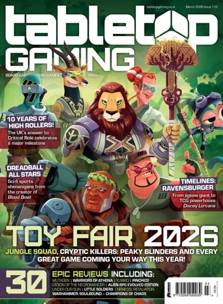 Tabletop Gaming – March 2026 Cover