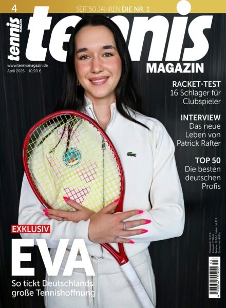 Tennis Magazin – April 2026 Cover