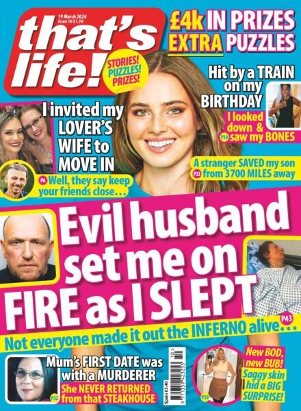 that’s life! UK – 12 March 2026 Cover