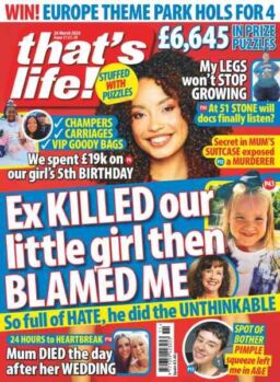 that’s life! UK – 19 March 2026