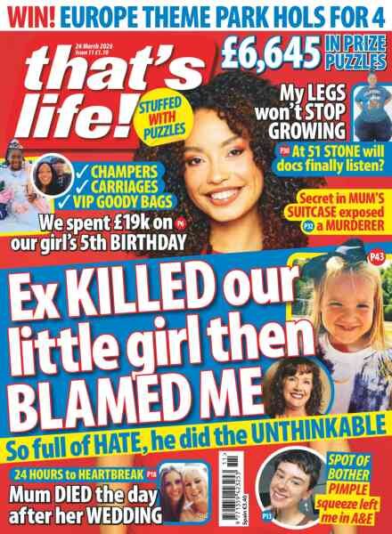that’s life! UK – 19 March 2026 Cover