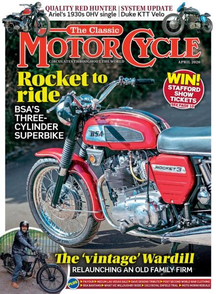 The Classic MotorCycle – April 2026 Cover