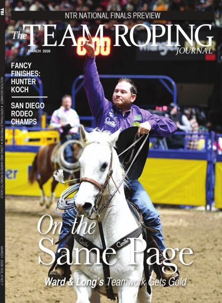 The Team Roping Journal – March 2026 Cover