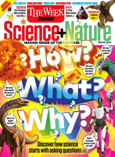 The Week Junior Science+Nature UK – March 2026 Cover