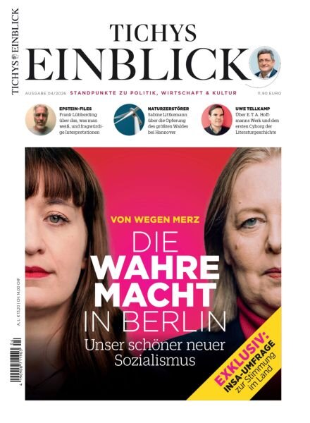 Tichys Einblick – April 2026 Cover