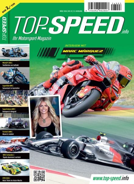 Top-Speed – Marz 2026 Cover