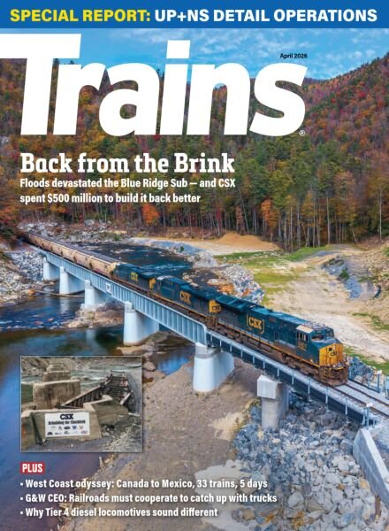 Trains – April 2026 Cover