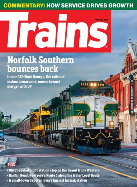Trains – February 2026 Cover