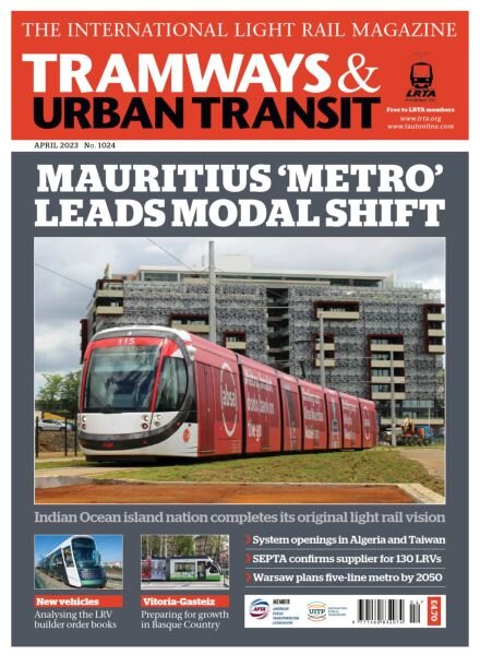 Tramways & Urban Transit – April 2023 Cover