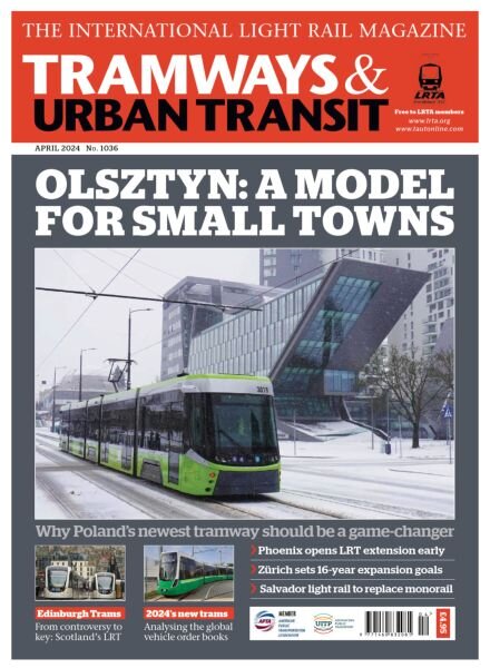 Tramways & Urban Transit – April 2024 Cover