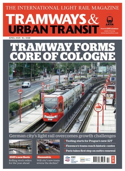Tramways & Urban Transit – April 2025 Cover