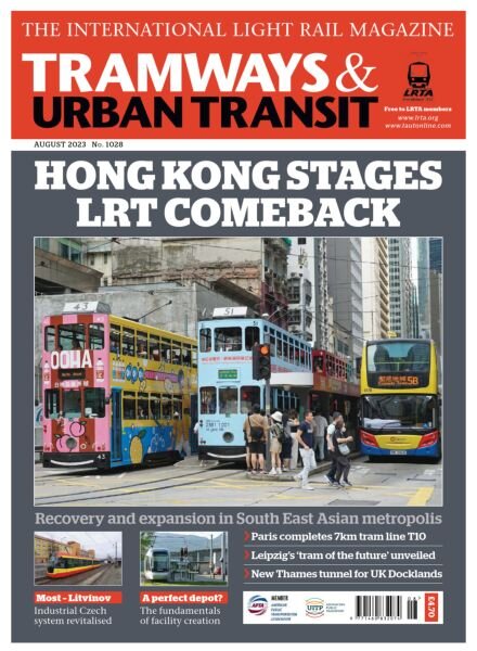 Tramways & Urban Transit – August 2023 Cover