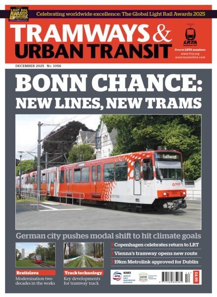 Tramways & Urban Transit – December 2025 Cover