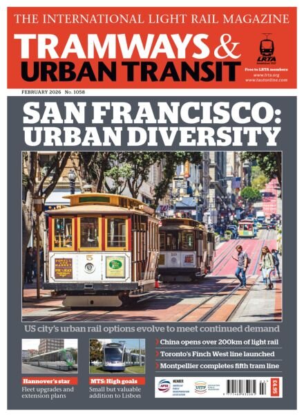 Tramways & Urban Transit – February 2026 Cover