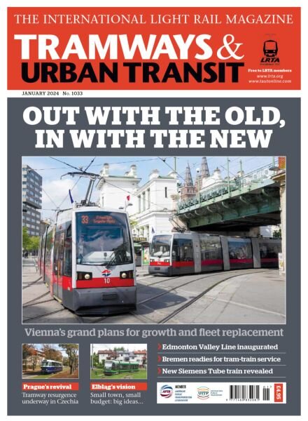 Tramways & Urban Transit – January 2024 Cover