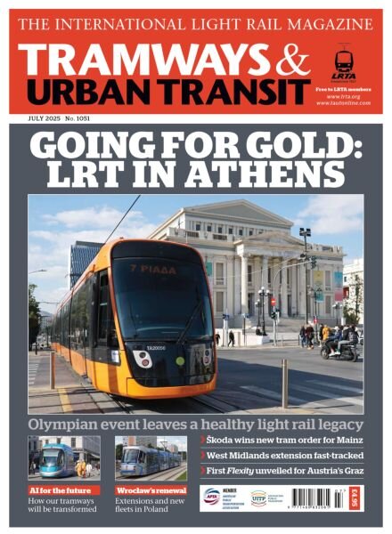 Tramways & Urban Transit – July 2025 Cover