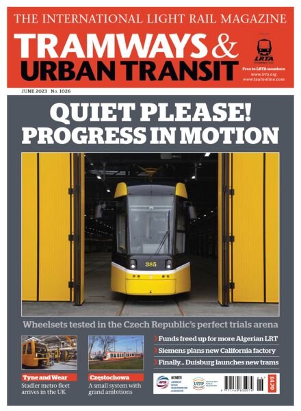 Tramways & Urban Transit – June 2023 Cover