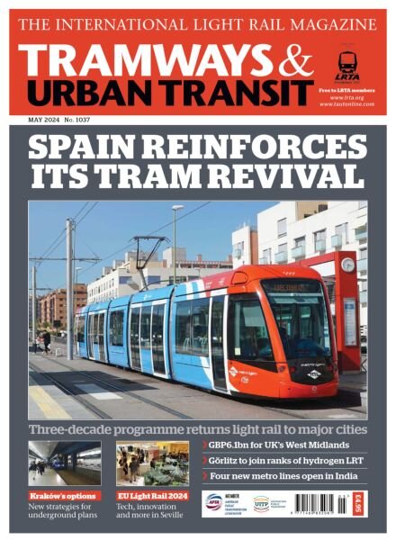 Tramways & Urban Transit – May 2024 Cover