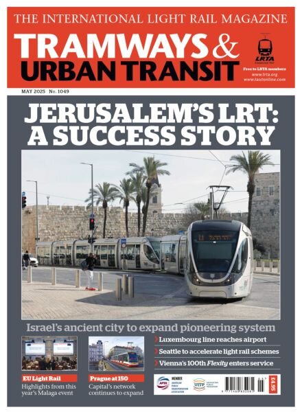 Tramways & Urban Transit – May 2025 Cover