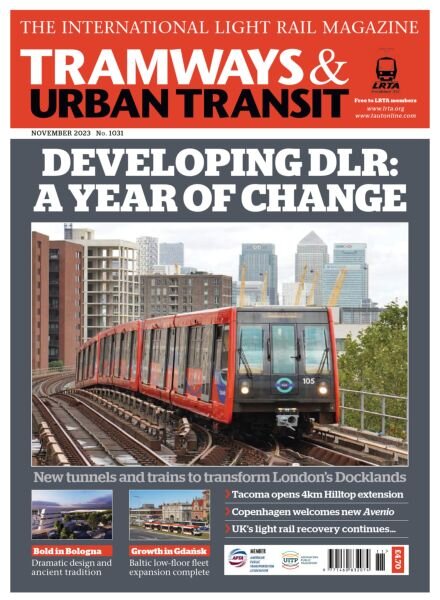 Tramways & Urban Transit – November 2023 Cover
