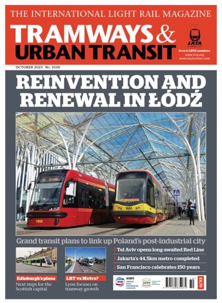Tramways & Urban Transit – October 2023 Cover