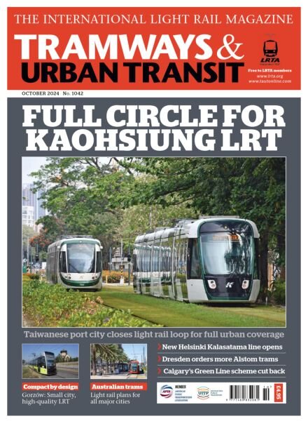 Tramways & Urban Transit – October 2024 Cover