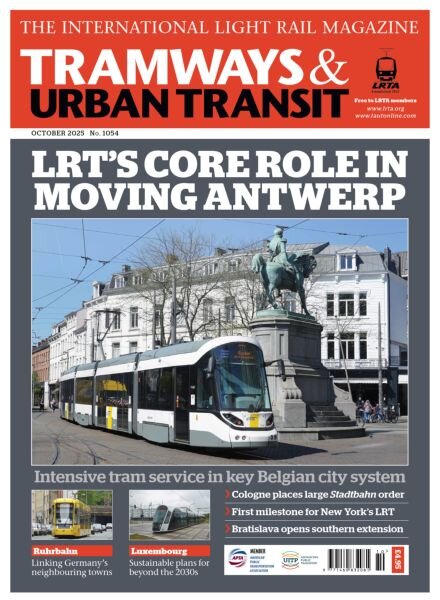 Tramways & Urban Transit – October 2025 Cover