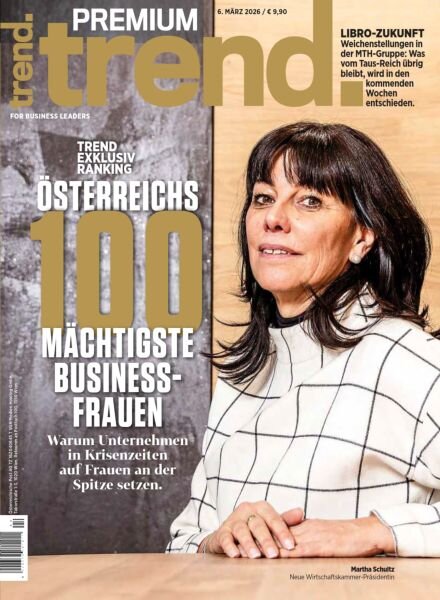 Trend Premium Wirtschaftsmagazin – April 2026 Cover