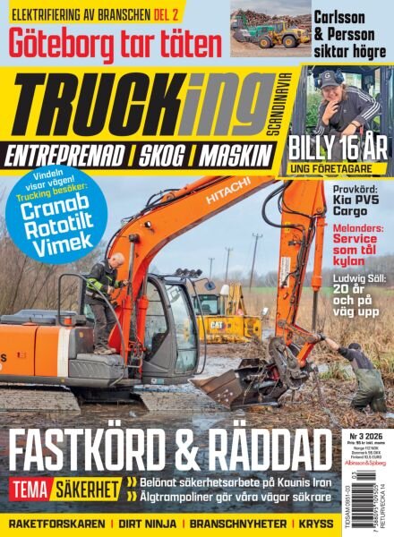 Trucking Scandinavia – Mars 2026 Cover