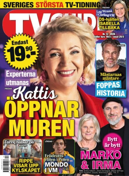 TV-guiden – 19 Mars 2026 Cover