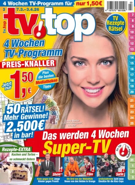 TV top – 26 Februar 2026 Cover