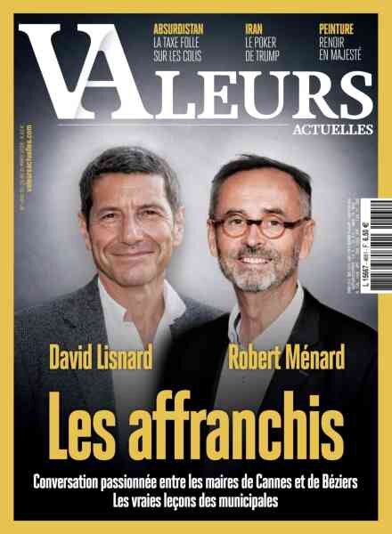 Valeurs Actuelles – 25 Mars 2026 Cover