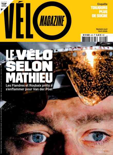 Velo Magazine – Avril 2026 Cover