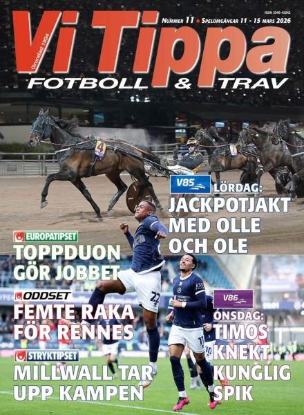 Vi Tippa – 10 Mars 2026 Cover