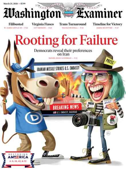 Washington Examiner – March 25 2026 Cover
