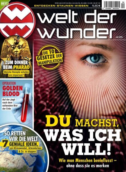 Welt der Wunder – April 2026 Cover