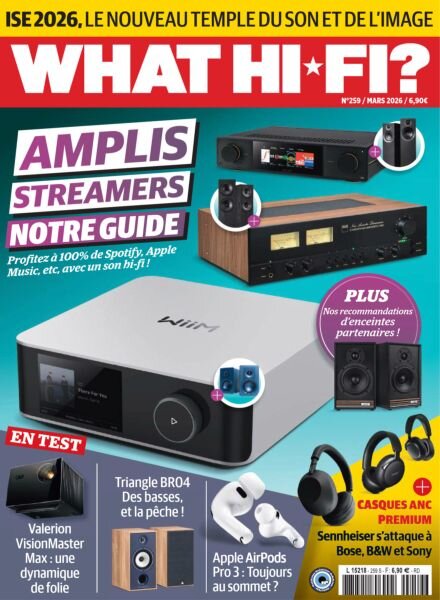 What Hifi France – Mars 2026 Cover