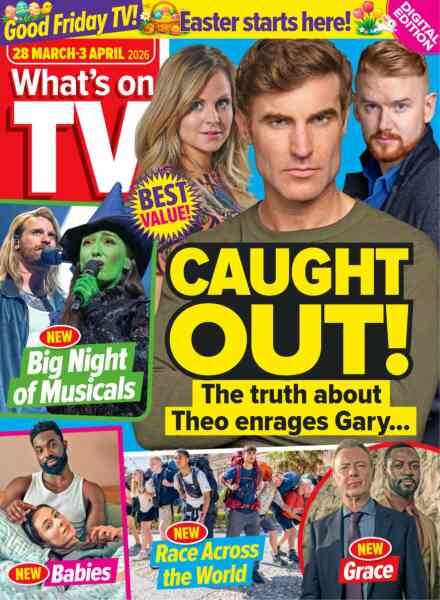 What’s on TV – 28 March 2026 Cover