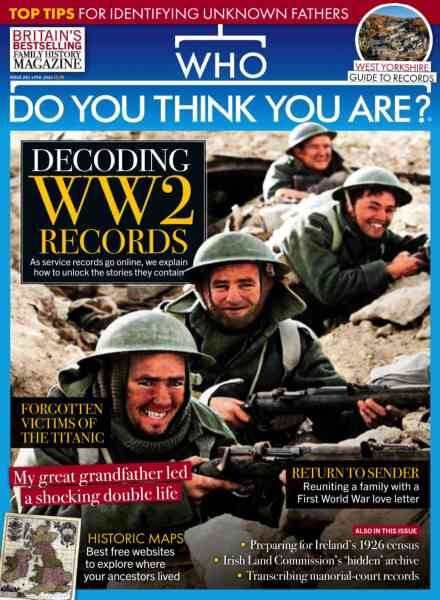 Who Do You Think You Are – April 2026 Cover